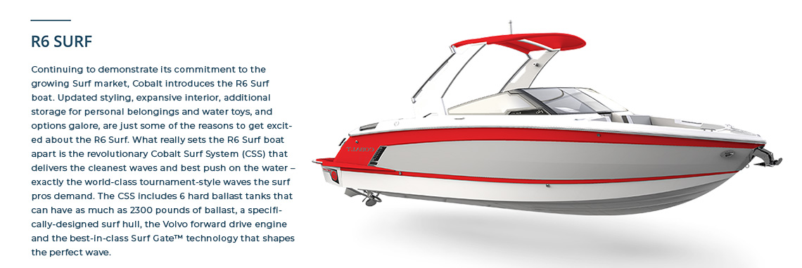 2021 Cobalt Boats R6 Surf Image